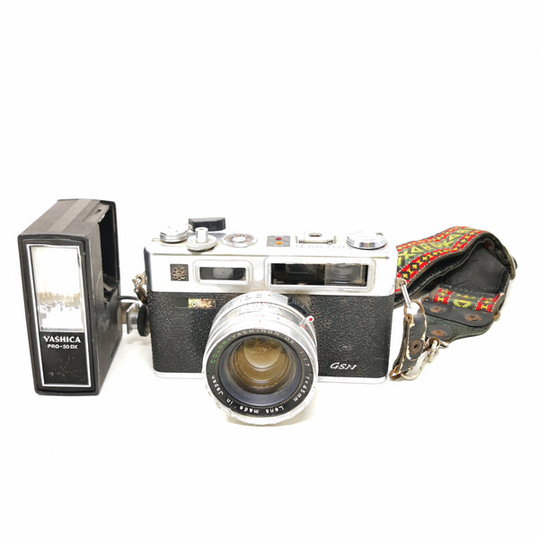 Cámara Antigua Usada Gsn Electro 35 Flash Yashica Pro-5