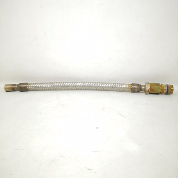 Manguera de acero inoxidable para gas con conexión hembra 42cm