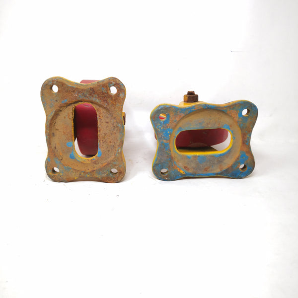 Llanta industrial plástico solido 5pulg Patin pack 2pz