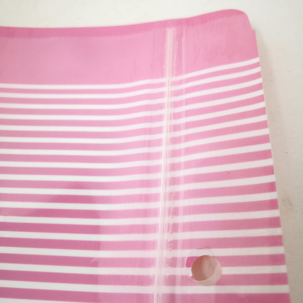 50 bolsas con zip auto sellante color rojo 31x19