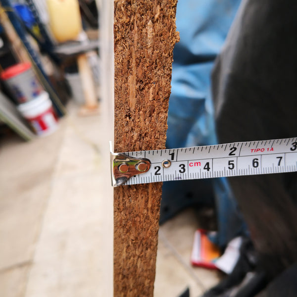 Tablón Lamina de aglomerado 20mm 3.60mts