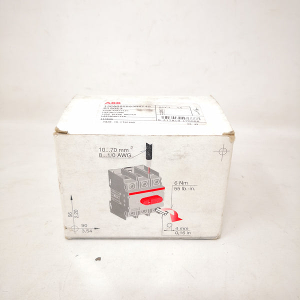 Switch Abb Ot16e3 Interruptor Sin Fusible Desconexion 3 Pole 30a