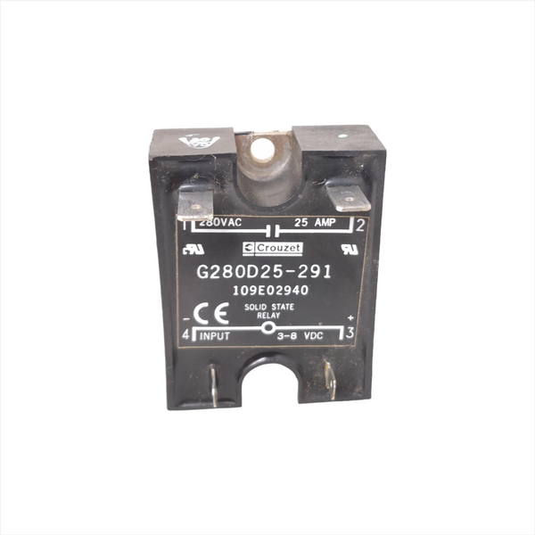 Relevador de estado sólido 3-8 VDC/280VAC 25A G280D25-291
