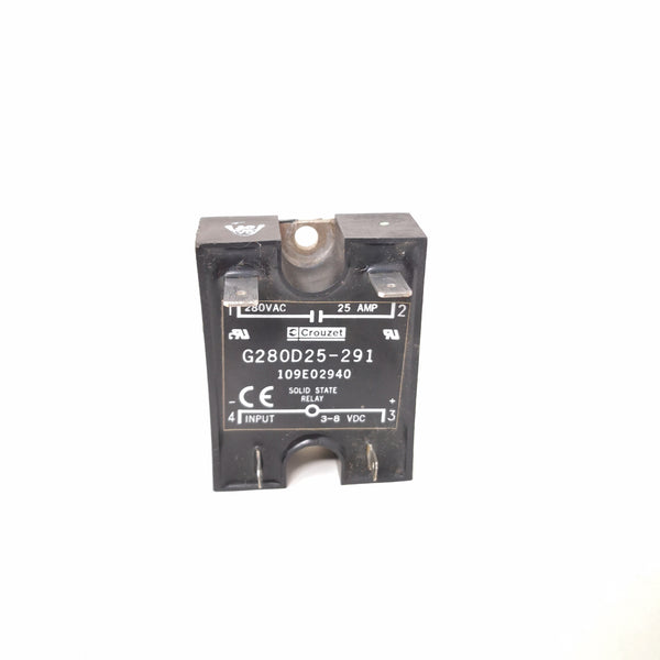 Relevador de estado sólido 3-8 VDC/280VAC 25A G280D25-291