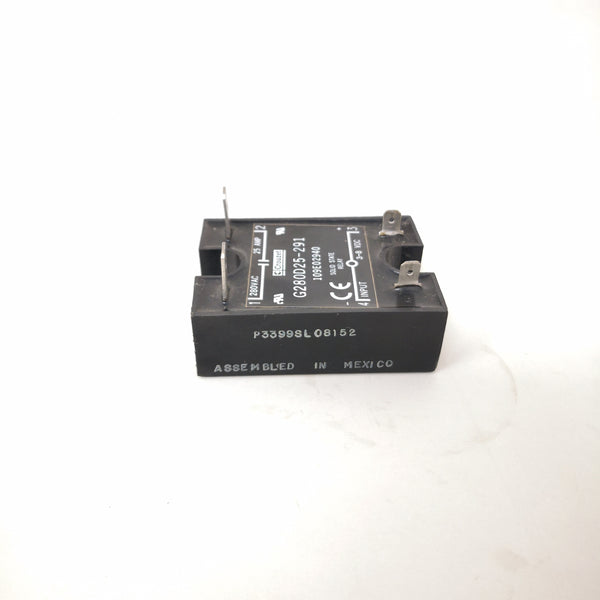 Relevador de estado sólido 3-8 VDC/280VAC 25A G280D25-291