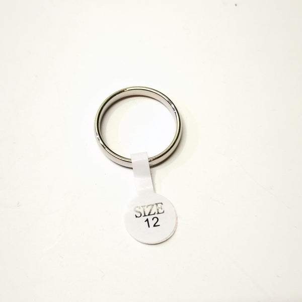 Anillo Plateado unisex varios tamaños 2