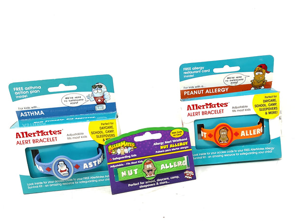 Allermates Pulsera Infantil Brazalete Alerta Alergias