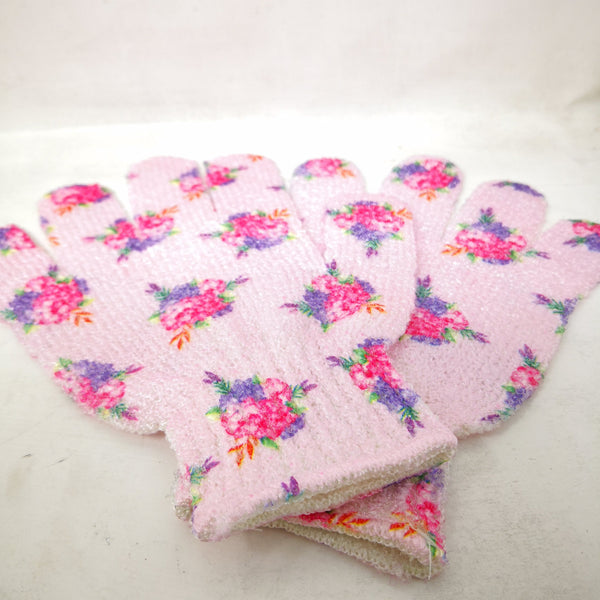 100 Pares De Guantes Para Baño Exfoliantes Avon Flores