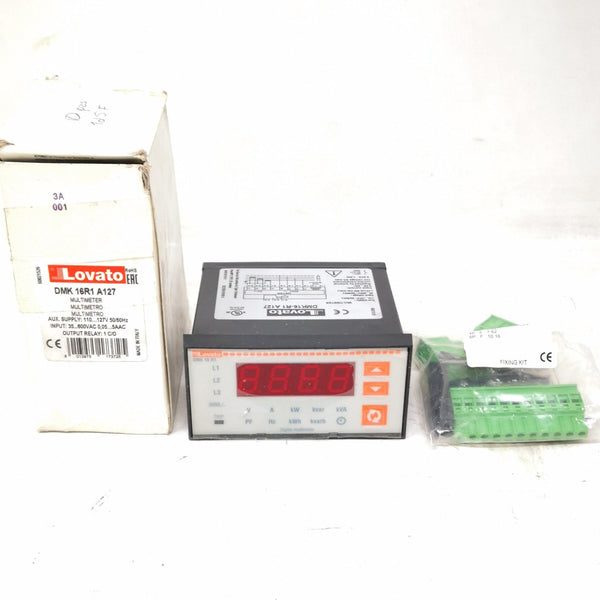 Multimetro Trifasico Industrial led lovato DMK16-R1-A127