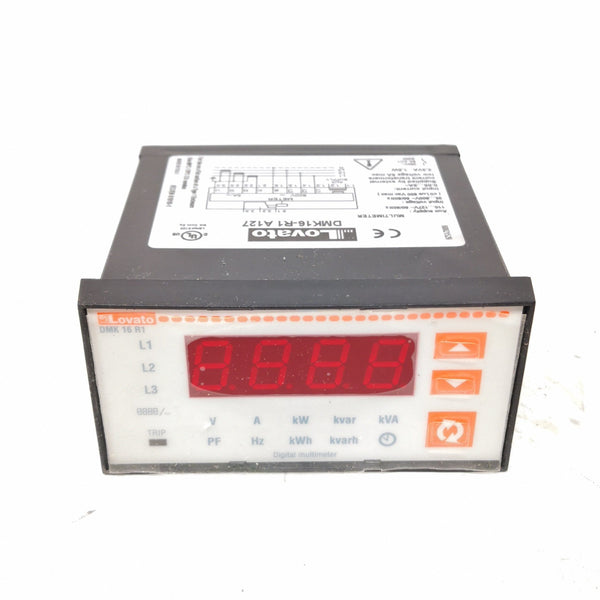 Multimetro Trifasico Industrial led lovato DMK16-R1-A127
