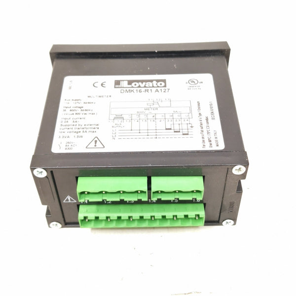 Multimetro Trifasico Industrial led lovato DMK16-R1-A127