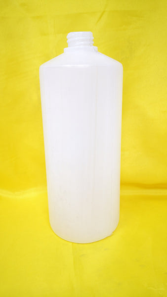 10 Envase Polietileno Alta Densidad 1 L Botella Cilindro Sin Tapa