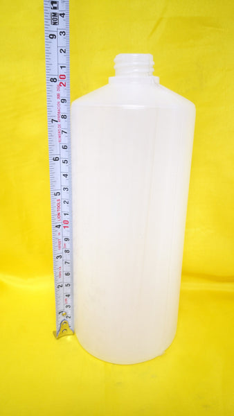 10 Envase Polietileno Alta Densidad 1 L Botella Cilindro Sin Tapa