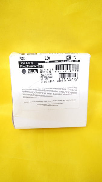 Lentes semiterminados Zeiss photo fusión