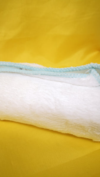 Toalla facial cuidado manos y rostro de bebe 100% poliester