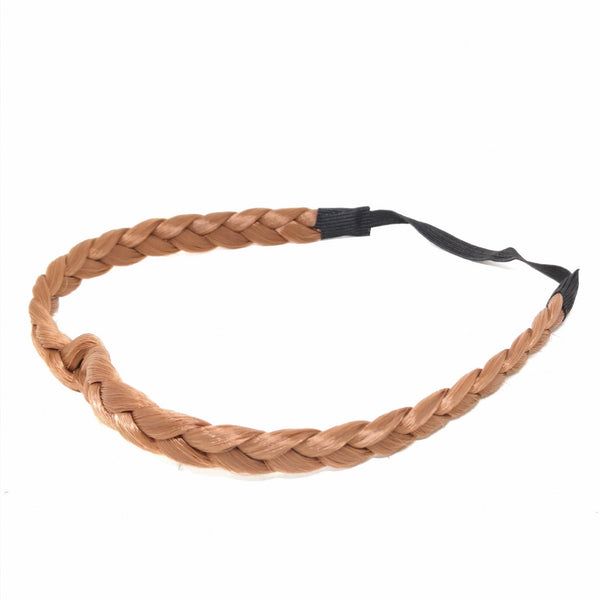 Pack 25 Docenas Diademas De Cabello Trenza Sintética Resorte Mayoristas