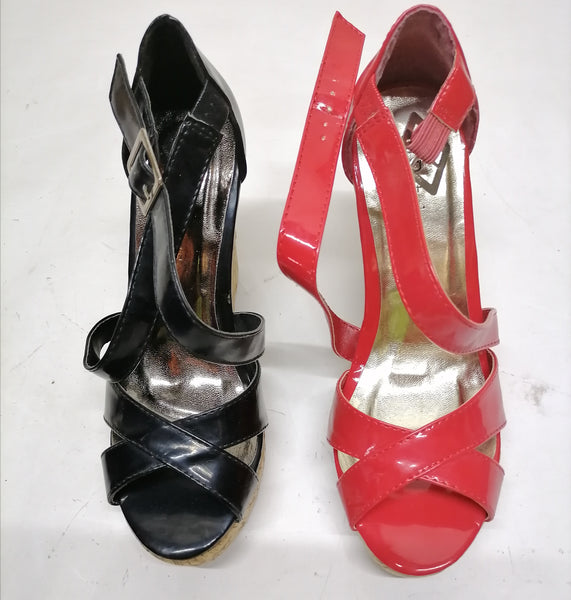 Zapato de tacon dama plataforma casual moderno