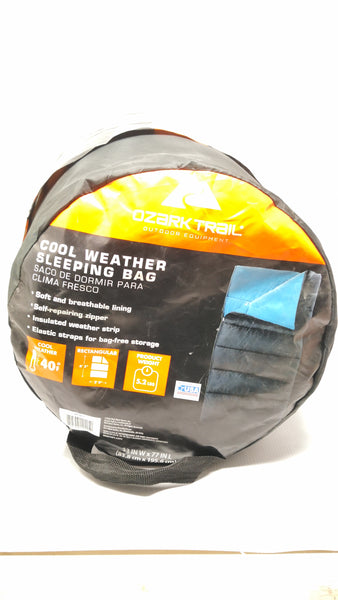 Saco bolsa para dormir clima fresco ozark trail WM40217