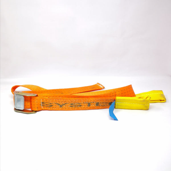 Eslinga Plana Con Hebilla System 1.75 M X 5 Cm 50 Kd Naranja