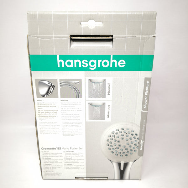 Regadera de mano ducha soporte Hansgrohe Crometta 85 Vario
