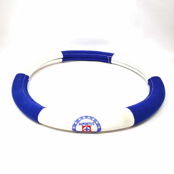 Funda protectora Volante Carro 30cm futbol Cruz Azul Pumas