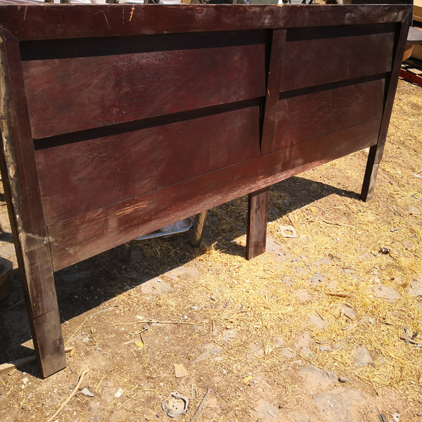 Cabecera de madera cama King size Usada Maltratada 210x20x72