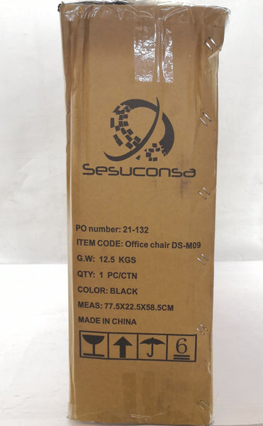 Silla de oficina ejecutiva ergonómica base metálica