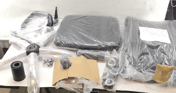 Silla de oficina ejecutiva ergonómica base metálica