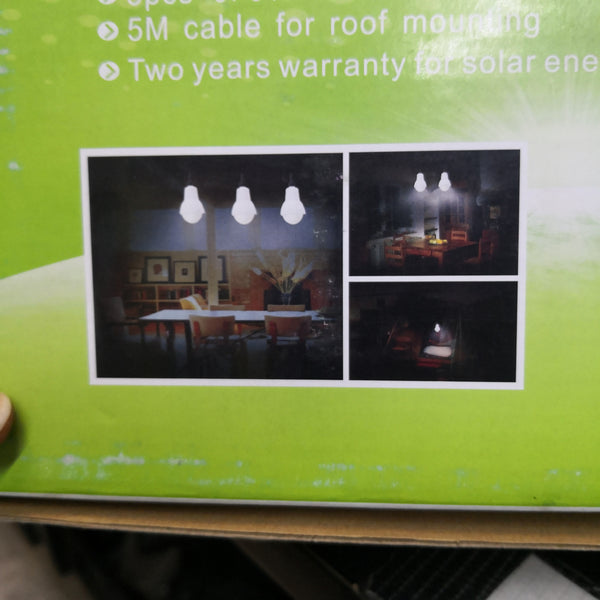 Kit Cargador + focos con Energía Solar sistema aislado 4W