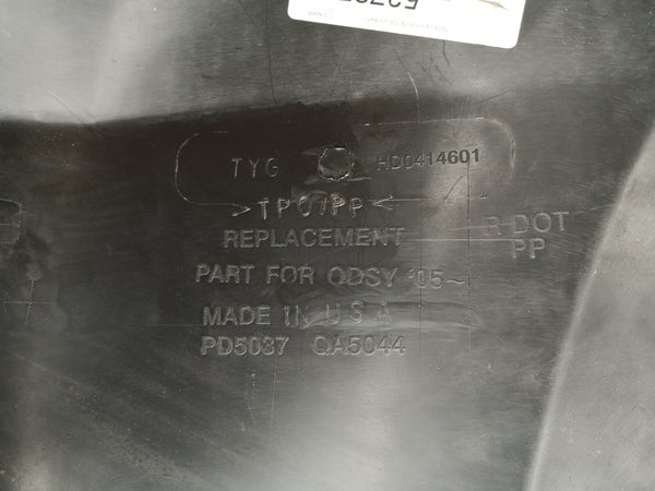 Facia defensa Delantera Honda Odissey 2005-10 Seminueva