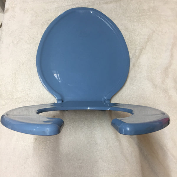 Asiento Baño Wc Redondo Real Confort Azul O Negro