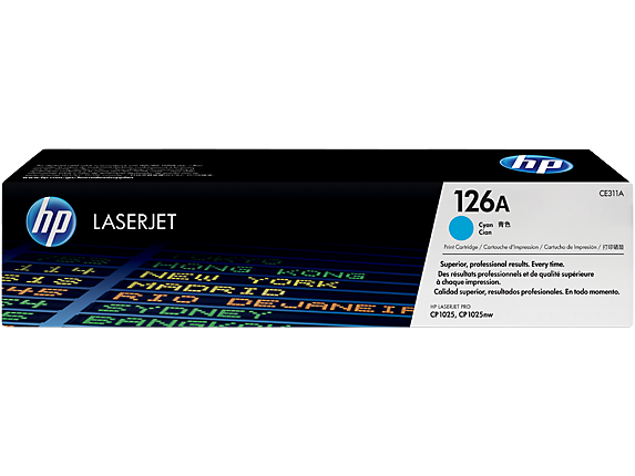 Toner Hp Ce311a Azul 126a
