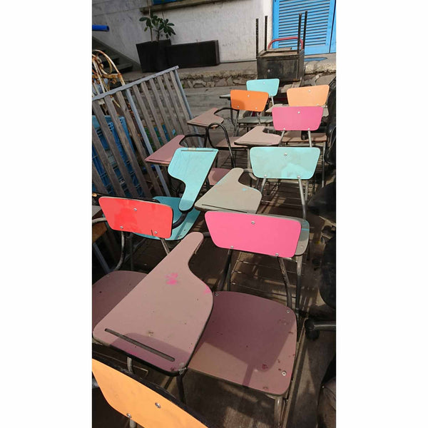 Pupitres Butacas Escolares De Colores