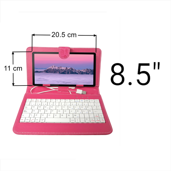 Funda Con Teclado Y Lapiz Para Tablet 8 Shl-28 Universal