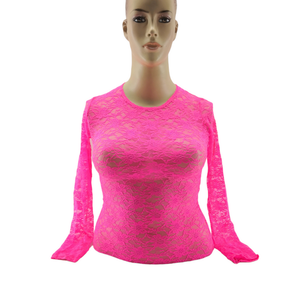 Blusas De Encaje Mujer Unitalla Economica