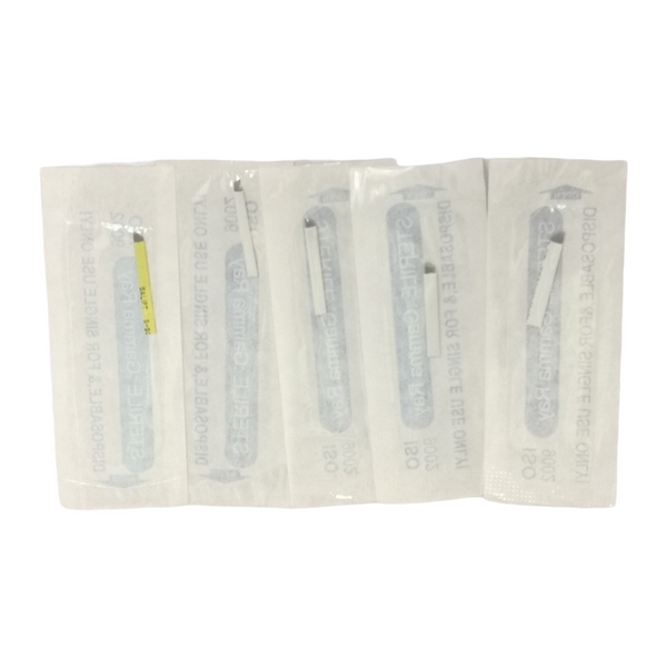 Agujas Navaja Microblading 20pack modelos varios 7-19R 14-21U 7-15F