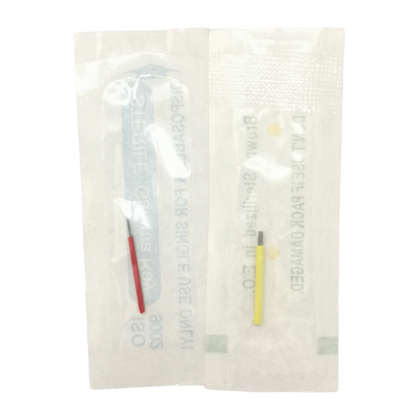 Agujas Navaja Microblading 20pack modelos varios 7-19R 14-21U 7-15F