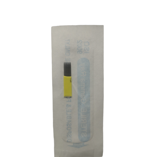 Agujas Navaja Microblading 20pack modelos varios 7-19R 14-21U 7-15F