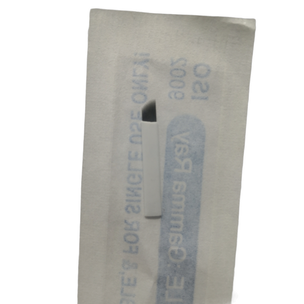 Agujas Navaja Microblading 20pack modelos varios 7-19R 14-21U 7-15F