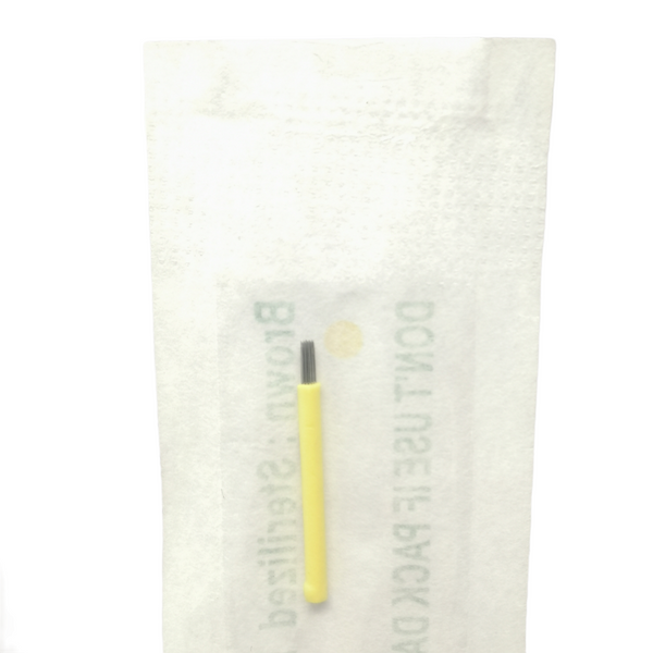 Agujas Navaja Microblading 20pack modelos varios 7-19R 14-21U 7-15F