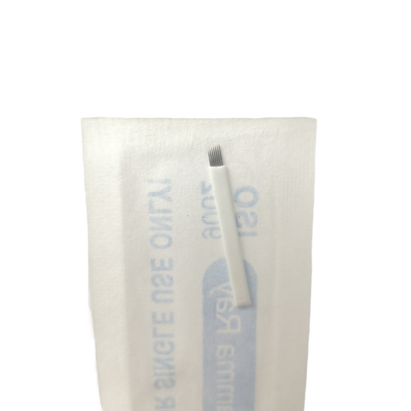 Agujas Navaja Microblading 20pack modelos varios 7-19R 14-21U 7-15F