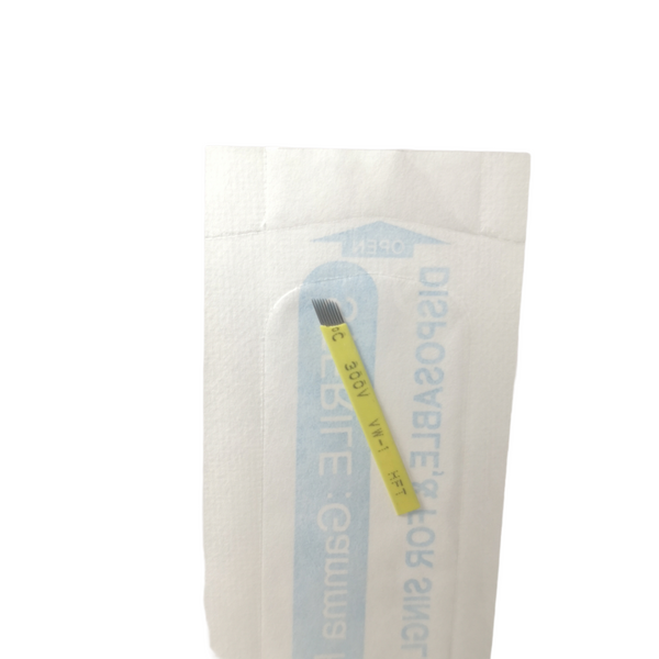 Agujas Navaja Microblading 20pack modelos varios 7-19R 14-21U 7-15F