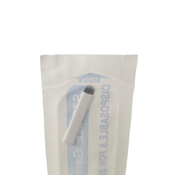 Agujas Navaja Microblading 20pack modelos varios 7-19R 14-21U 7-15F