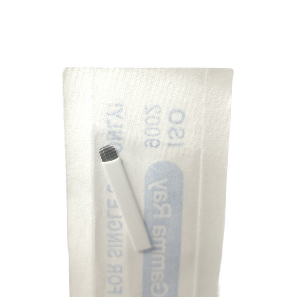 Agujas Navaja Microblading 20pack modelos varios 7-19R 14-21U 7-15F