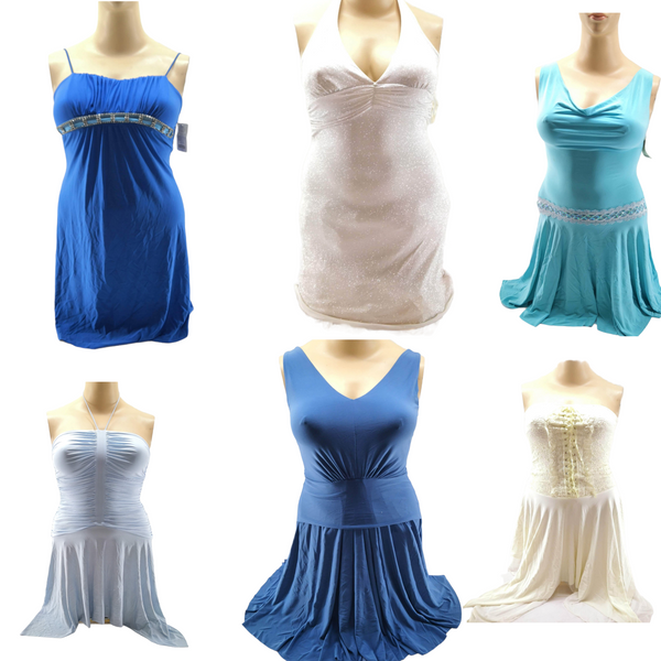 Vestido Fiesta Casual Para Mujer Corto Varios Modelos Licra