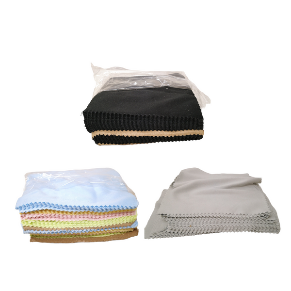 PAÑUELOS PARA LIMPIAR ANTEOJOS MICROFIBRA COLORES PAQ 100 PZ