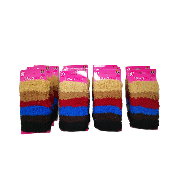 72 DONAS PELUCHE PARA EL CABELLO ACCESORIOS 4X8 CM COLORES