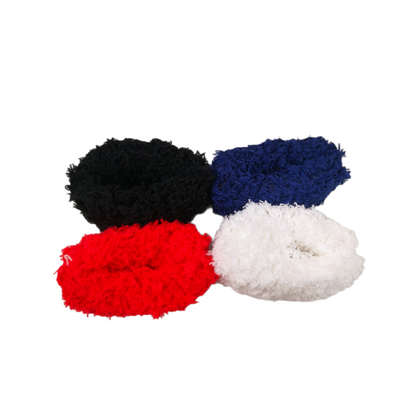 72 DONAS PELUCHE PARA EL CABELLO ACCESORIOS 4X8 CM COLORES