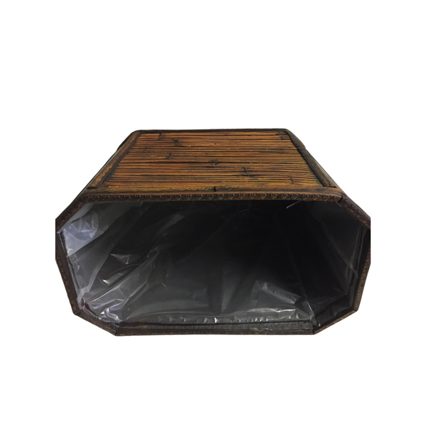 Cesto Revistero Macetero Decorativo De Madera Moderno