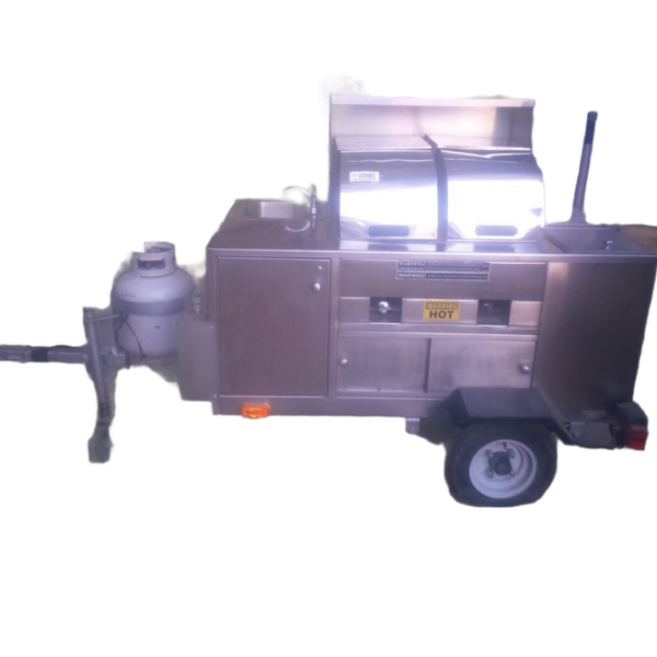 Carro De Hot Dogs Acero Inoxidable Americano